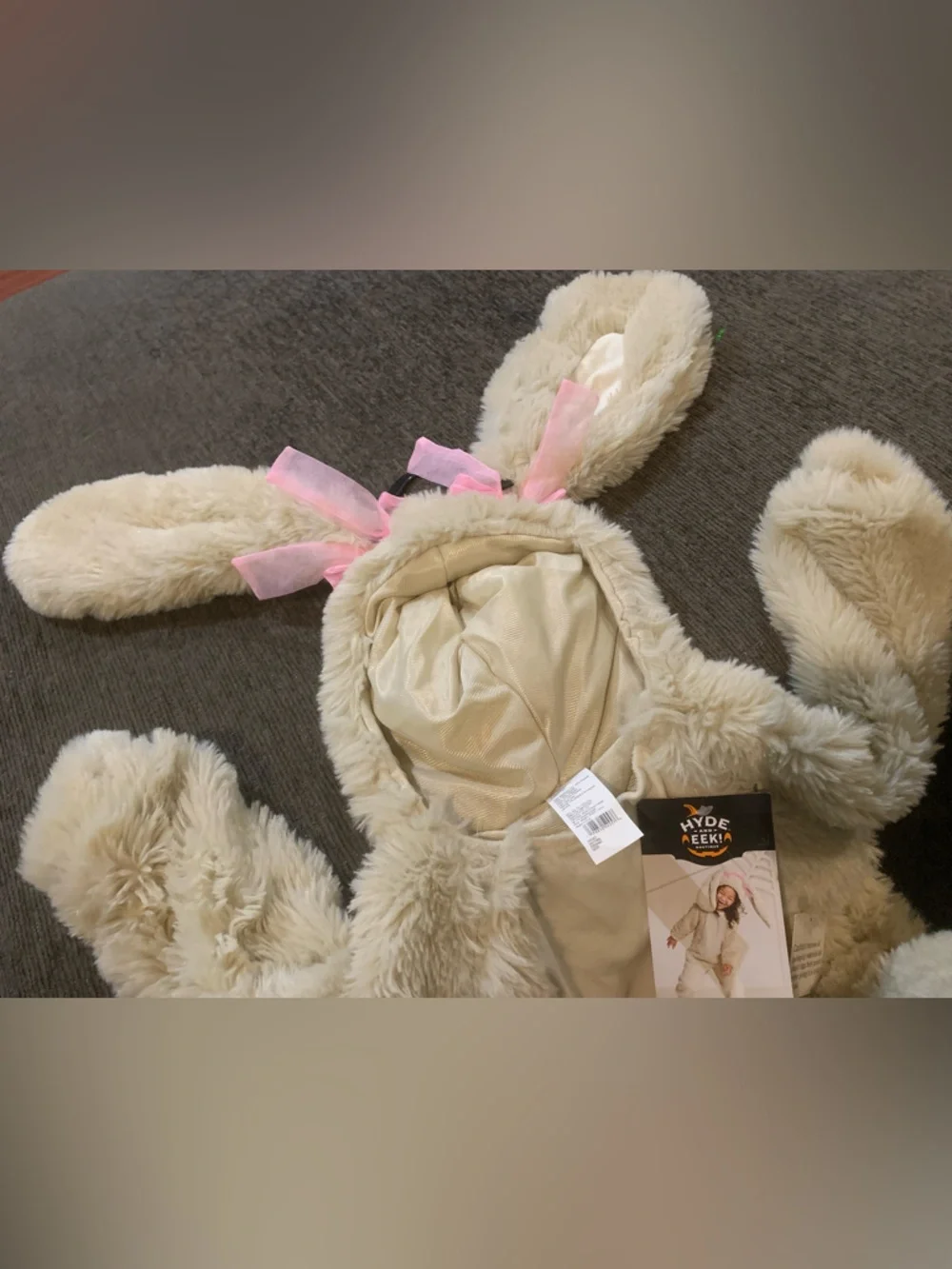 Hyde and Eek! Boutique toddler bunny Halloween costume. - Picture 6 of 7